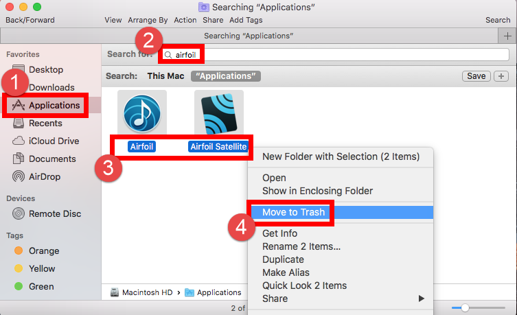 Airfoil for os x 10